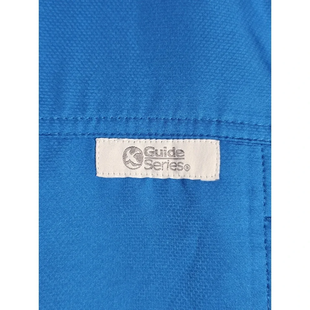 Mens Gander Mountain Guide Series Short Sleeve Button‎ Up Fishing Shirt Size XL